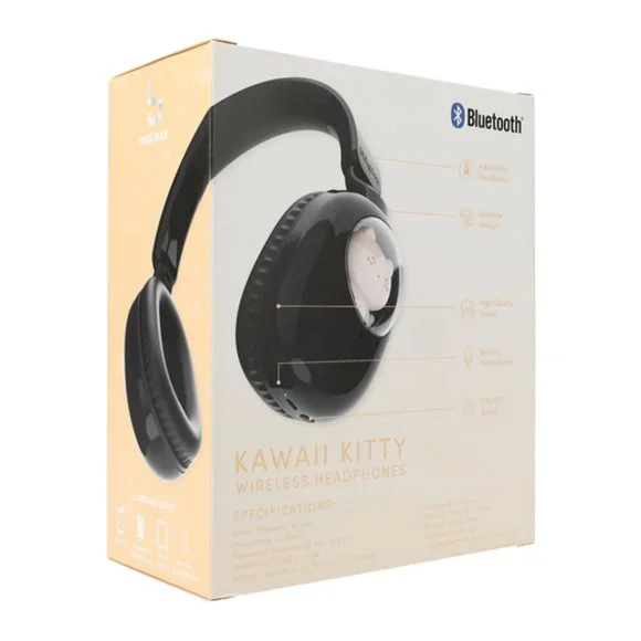 Kawaii Bluetooth® Wireless Headphones With Mic - Panda - Picture 5 of 6